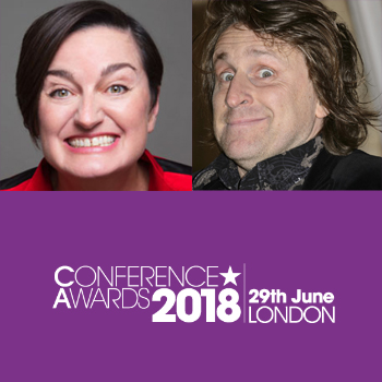 Zoe Lyons and Milton Jones to host the Conference Awards sponsored by Performing Artistes